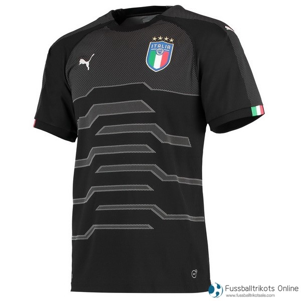 Italien Trikot Torwart 2018 Schwarz Fussballtrikots Günstig